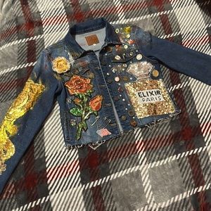 Women’s Double C Inspired Custom Denim Jacket